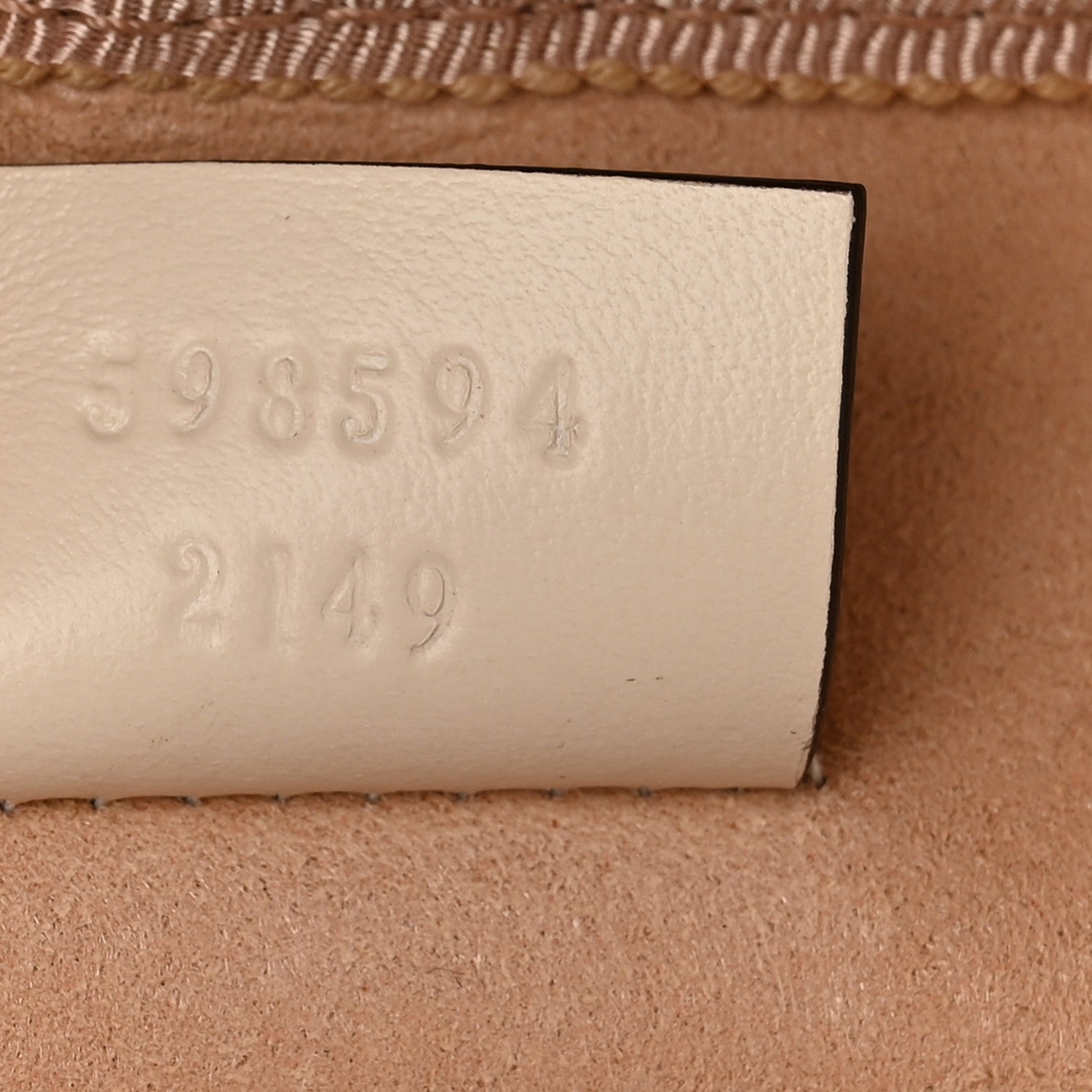 Gucci Calfskin Matelasse Mini GG Marmont Round Backpack White 7 of 12