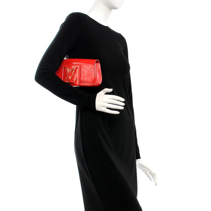 Louis Vuitton Patent Sobe Clutch Grenadine 2 of 10