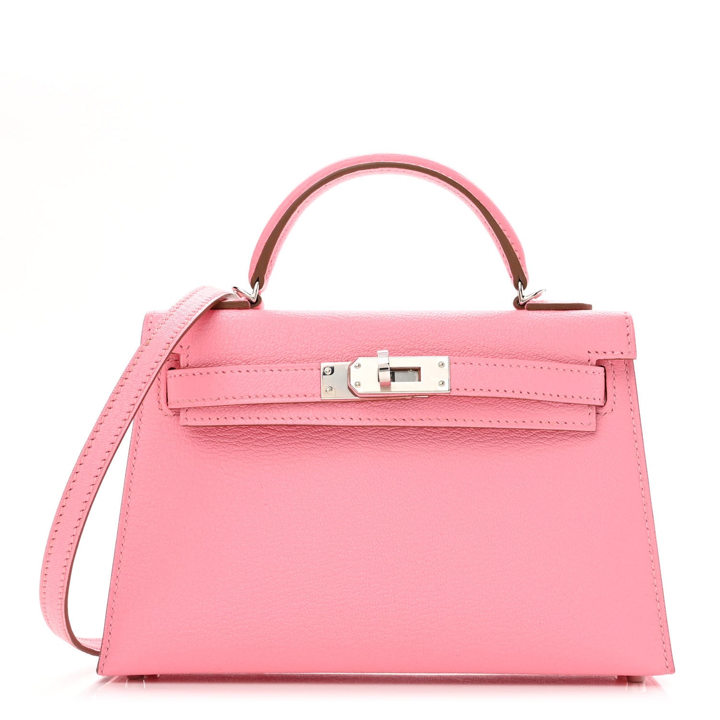 Chevre Mysore Mini Kelly Sellier 20 Rose Confetti