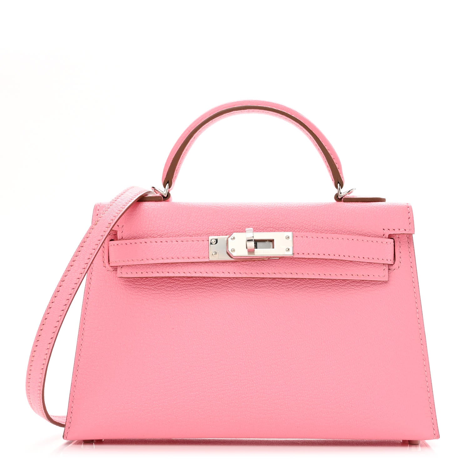 Hermes Chevre Mysore Mini Kelly Sellier 20 Rose Confetti 1 of 11