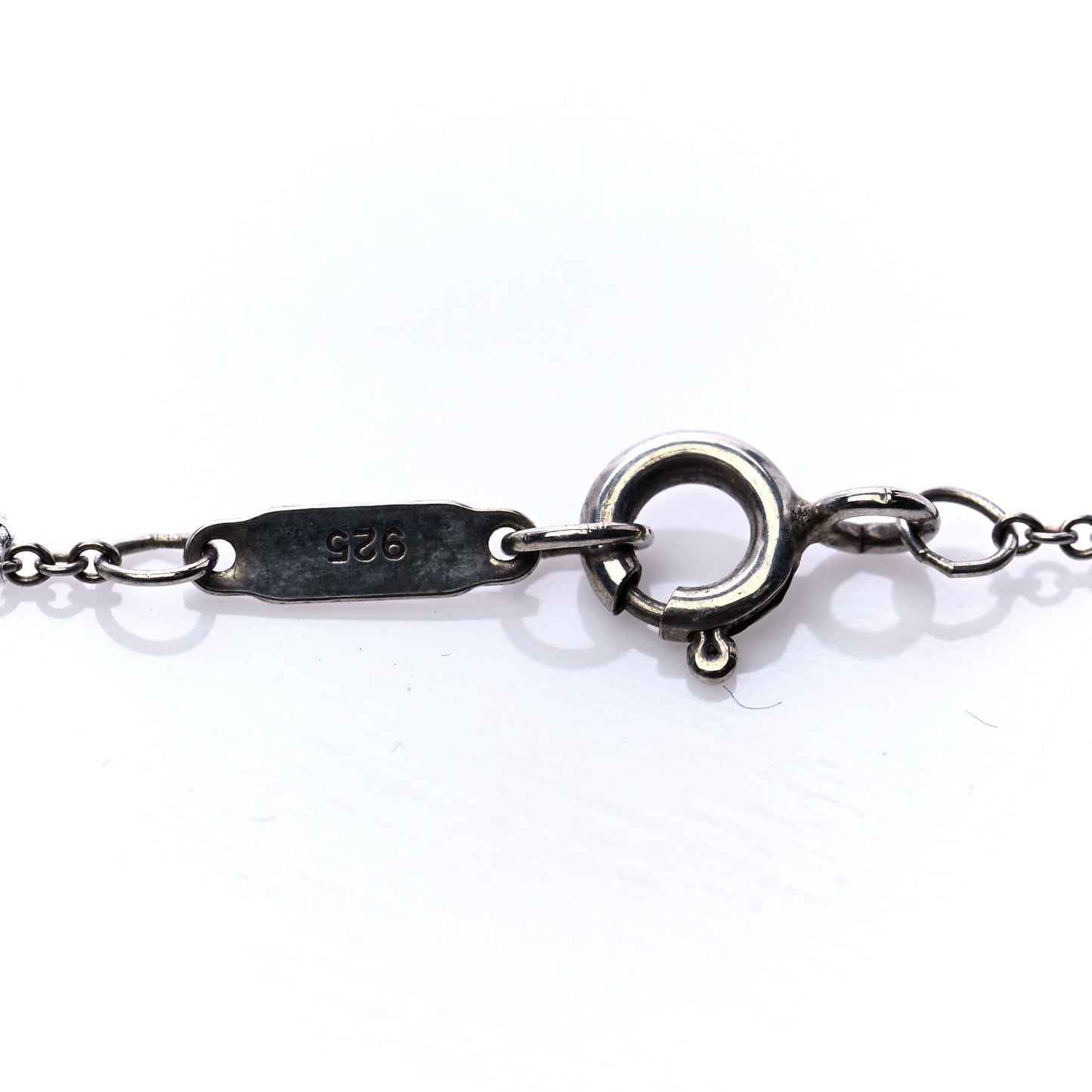 Sterling Silver Heart Key Pendant Necklace