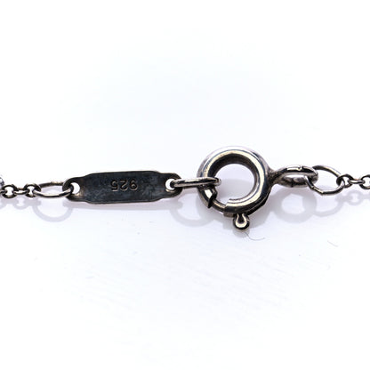 Tiffany Sterling Silver Heart Key Pendant Necklace 5 of 7