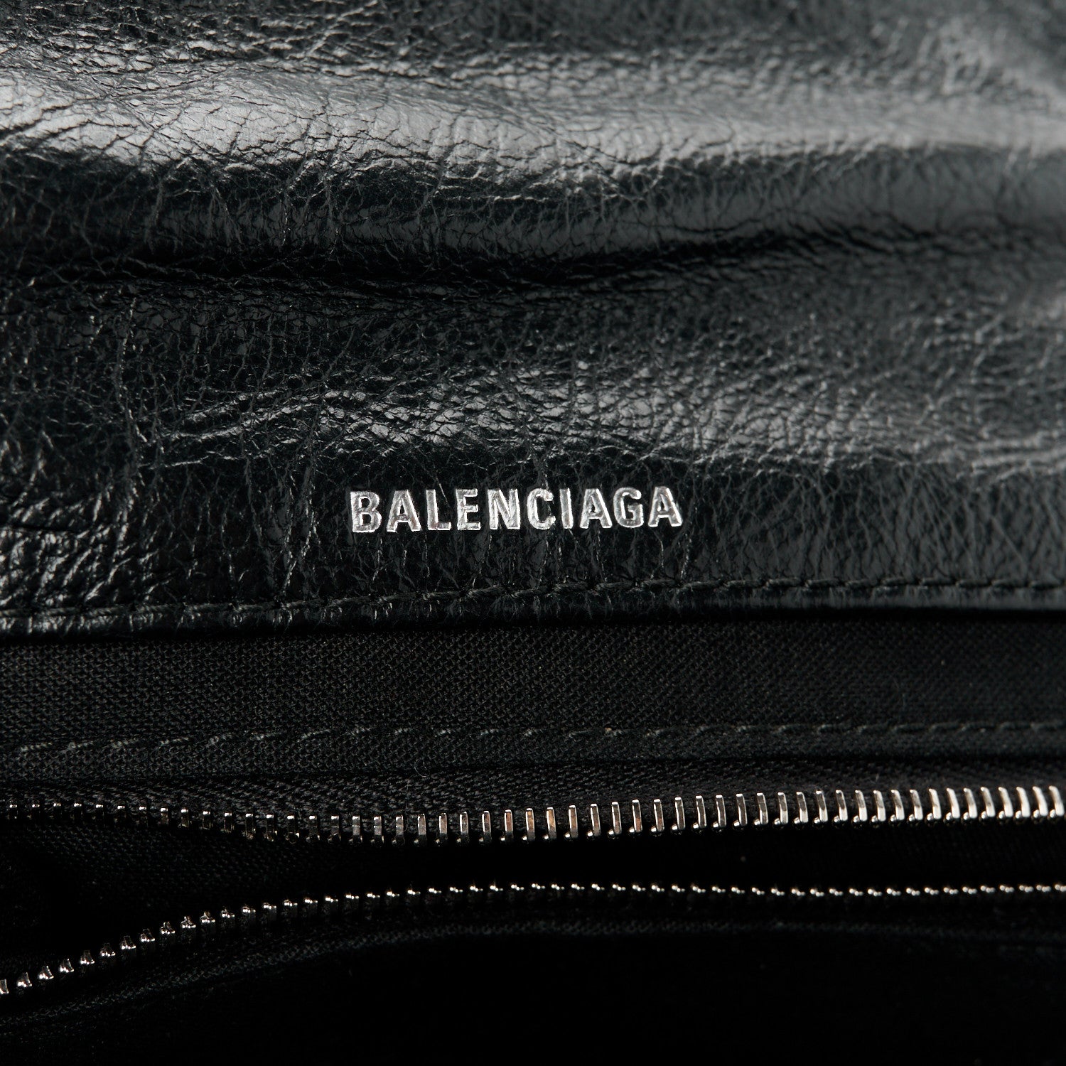 Balenciaga Arena Calfskin Mini Monaco Chain Shoulder Bag Black 6 of 10