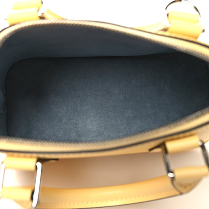Louis Vuitton Epi Jacquard Alma BB Jaune Plume 4 of 8