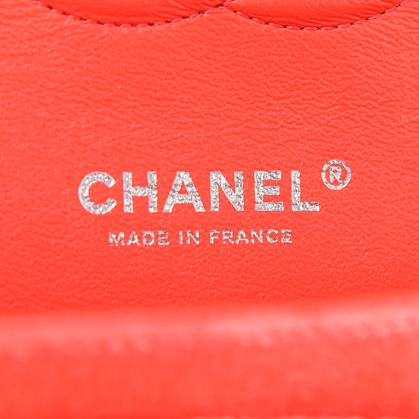 Velvet Quilted Medium Double Flap Coral