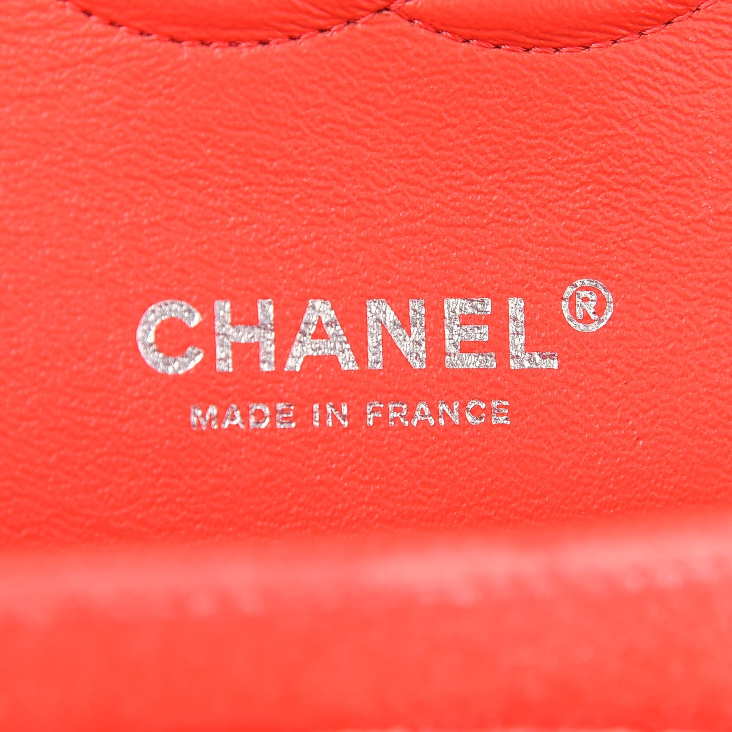 Chanel Velvet Quilted Medium Double Flap Coral 5 of 9