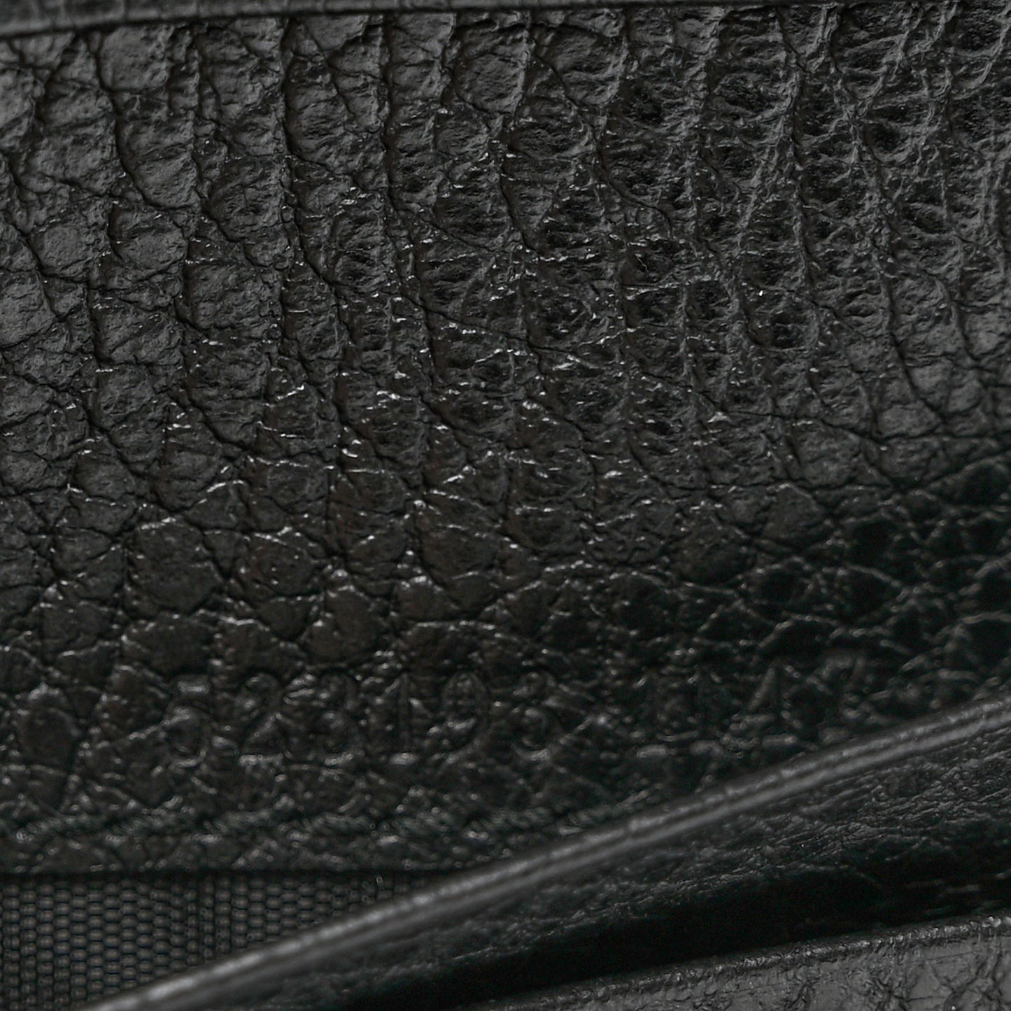 Dollar Calfskin GG Marmont French Wallet Black