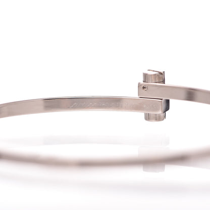 Cartier 18K White Gold Menotte Bracelet 60 8 of 8