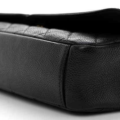 Chanel Caviar Quilted Medium CC Filigree Flap Black 10 of 10