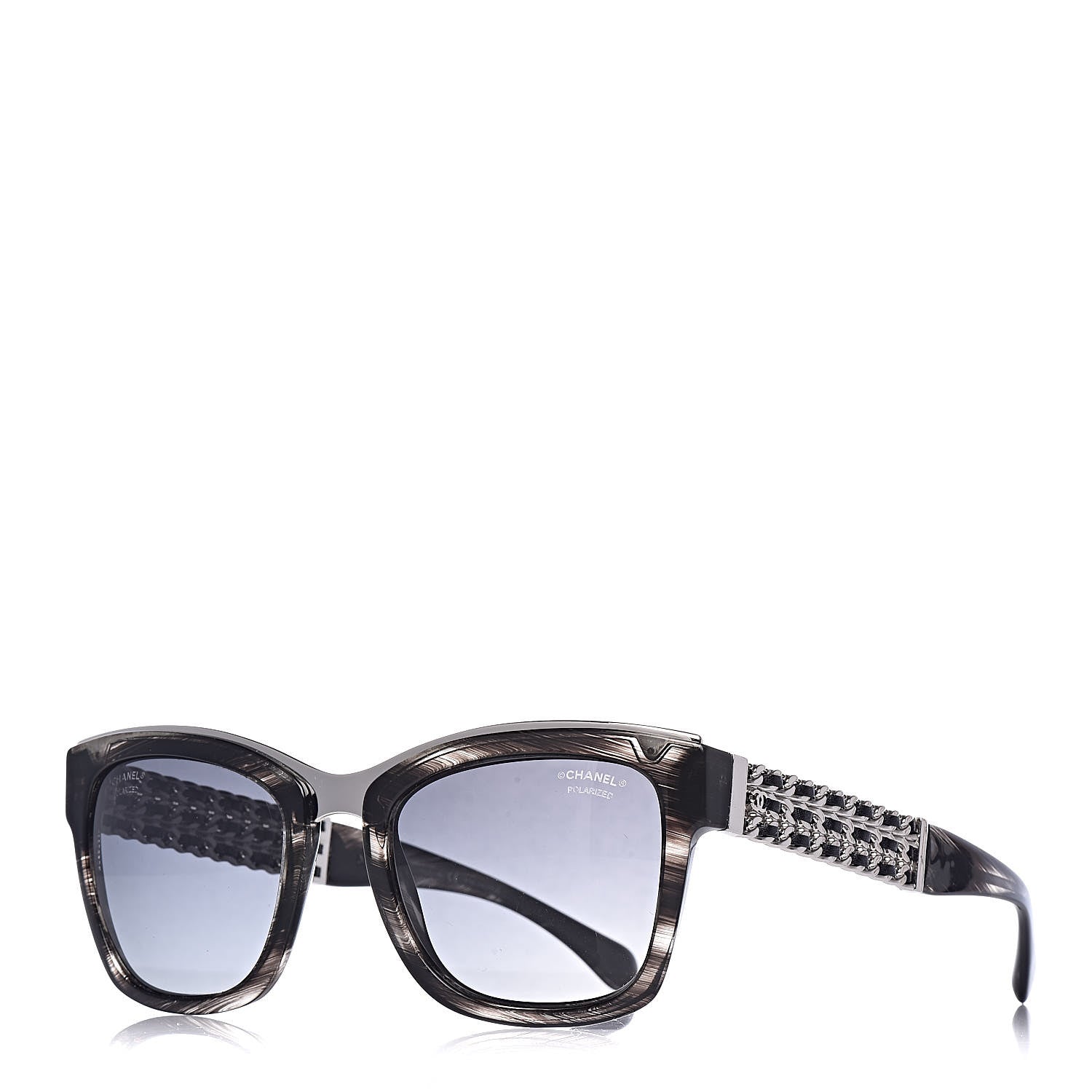 Chanel Square Chain Sunglasses 5362-Q Shaded Black 1 of 6