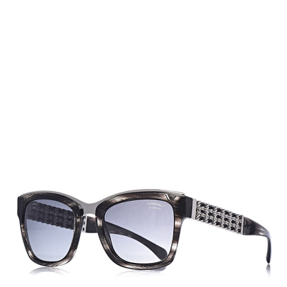 Chanel Square Chain Sunglasses 5362-Q Shaded Black 1 of 6