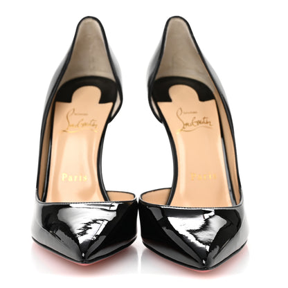 Christian Louboutin Patent Iriza 100 Pumps 38.5 Black 3 of 9