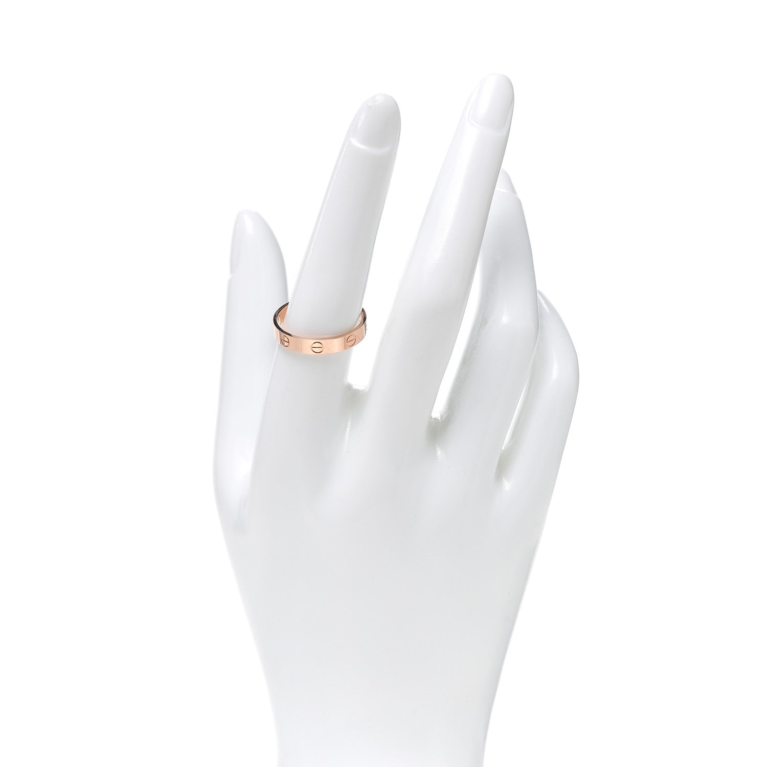 Cartier 18K Pink Gold 3.5mm LOVE Wedding Band Ring 57 8 2 of 6