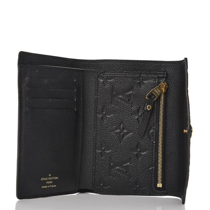 Louis Vuitton Empreinte Compact Curieuse Wallet Black 5 of 6
