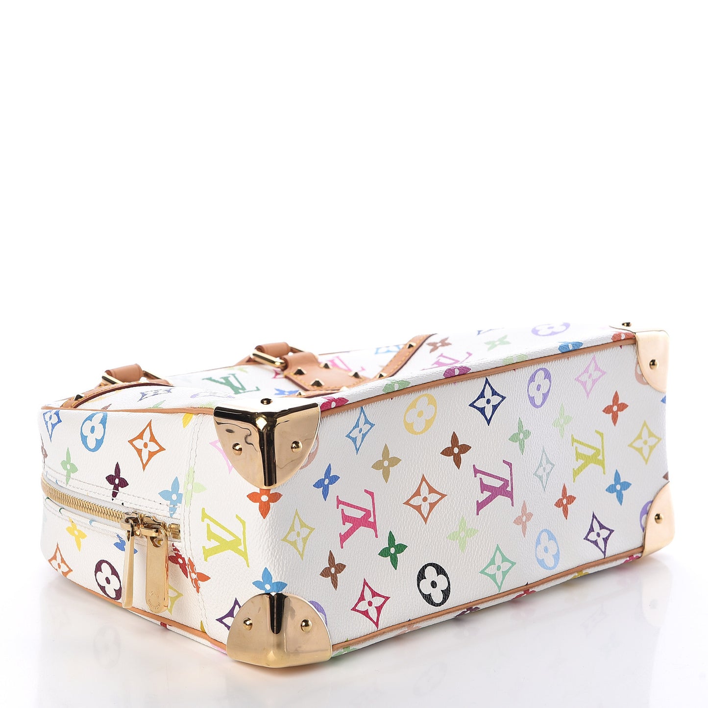 Monogram Multicolor Trouville White
