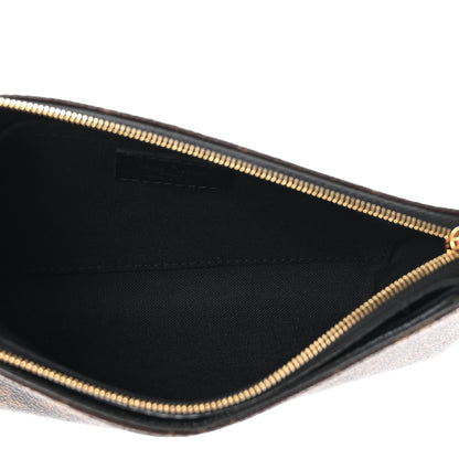 Louis Vuitton LOUIS VUITTON Monogram Pallas Clutch Black 5 of 9