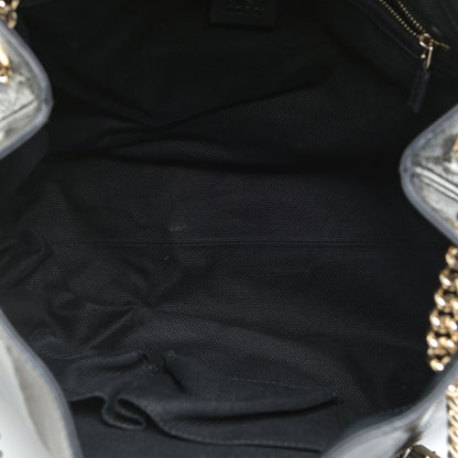 Gucci Patent Medium Soho Chain Shoulder Bag Black 5 of 10