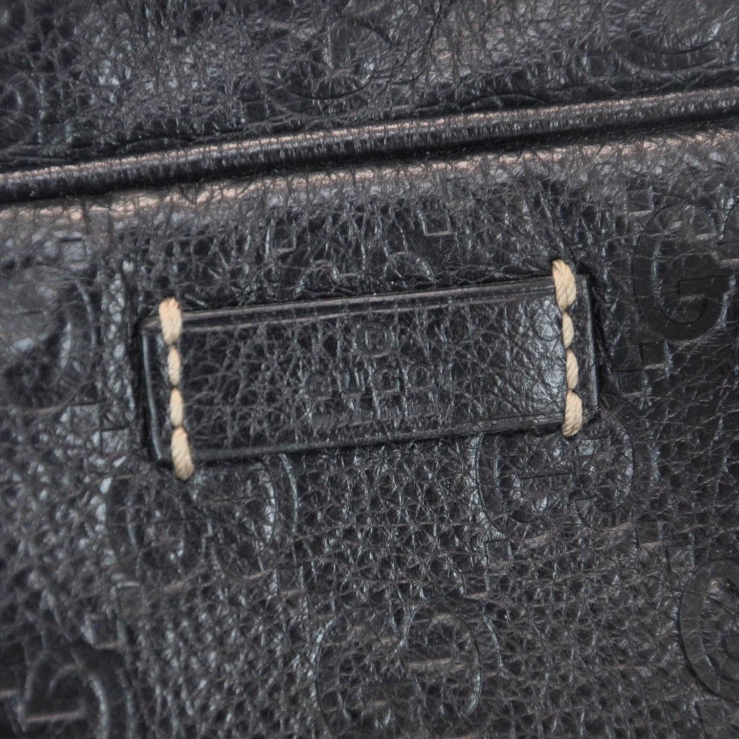 Guccissima Briefcase Black