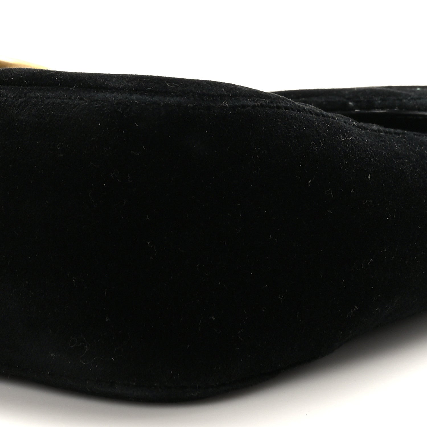 Gucci Velvet Matelasse Medium GG Marmont Shoulder Bag Black 9 of 9