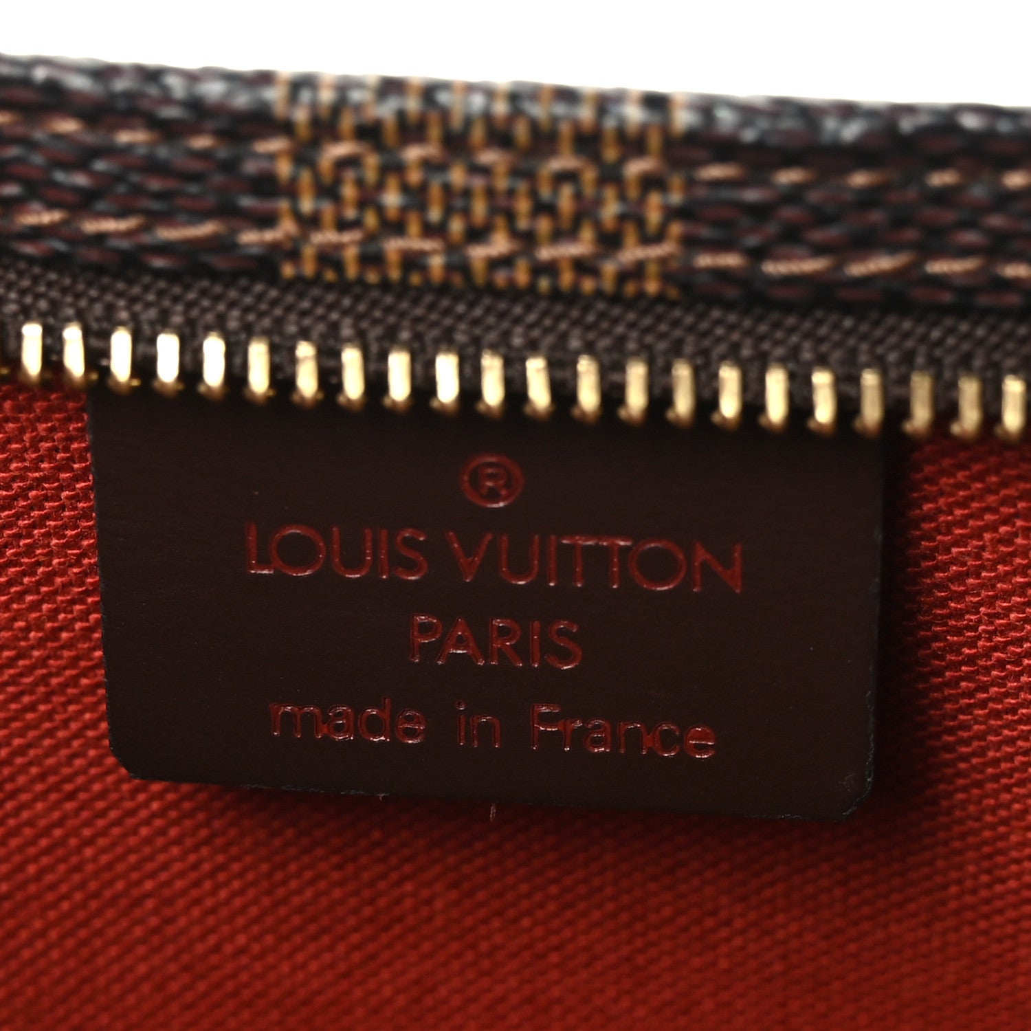 Louis Vuitton Damier Ebene Navona Pochette Accessories 6 of 9