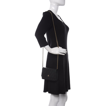 Chanel Caviar Quilted Wallet On Chain WOC Black 2 of 13
