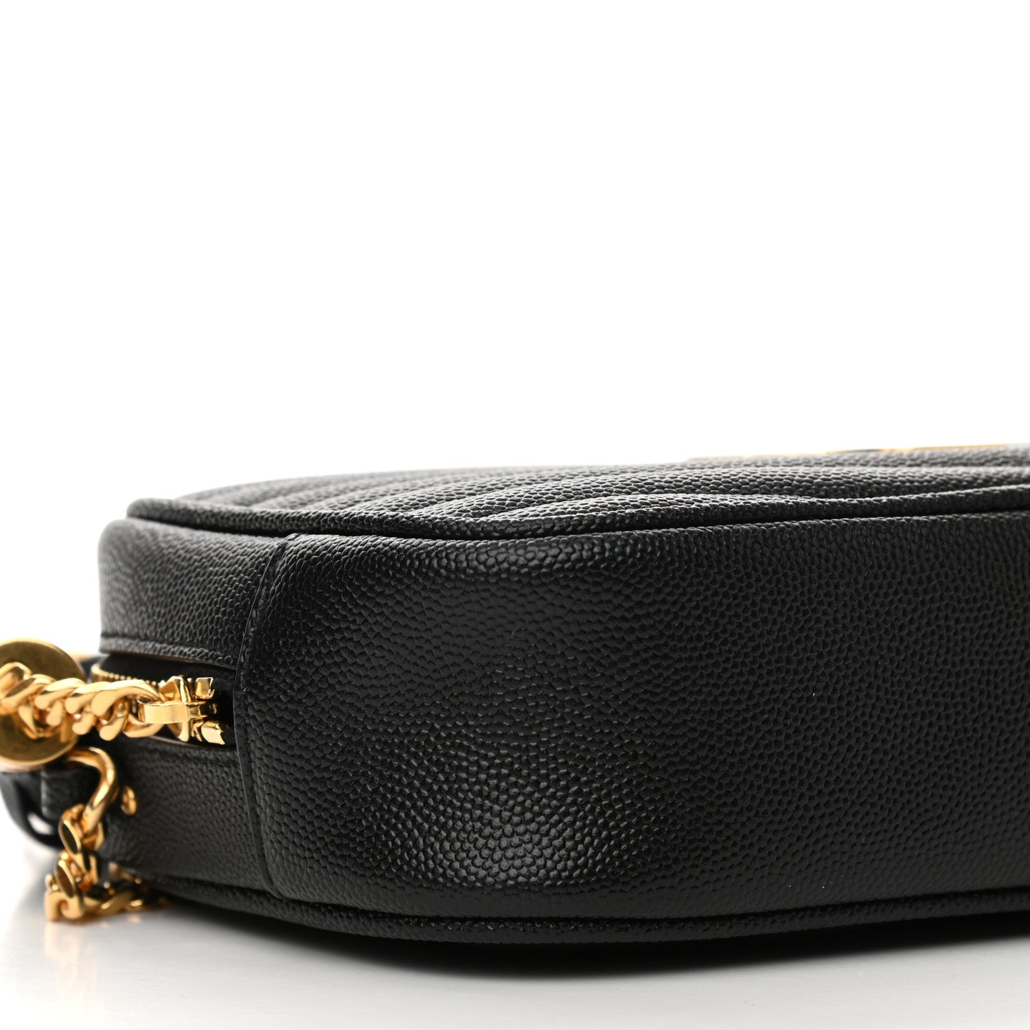 Saint Laurent Grain De Poudre Matelasse Monogram Mini Lou Camera Bag Black 9 of 11