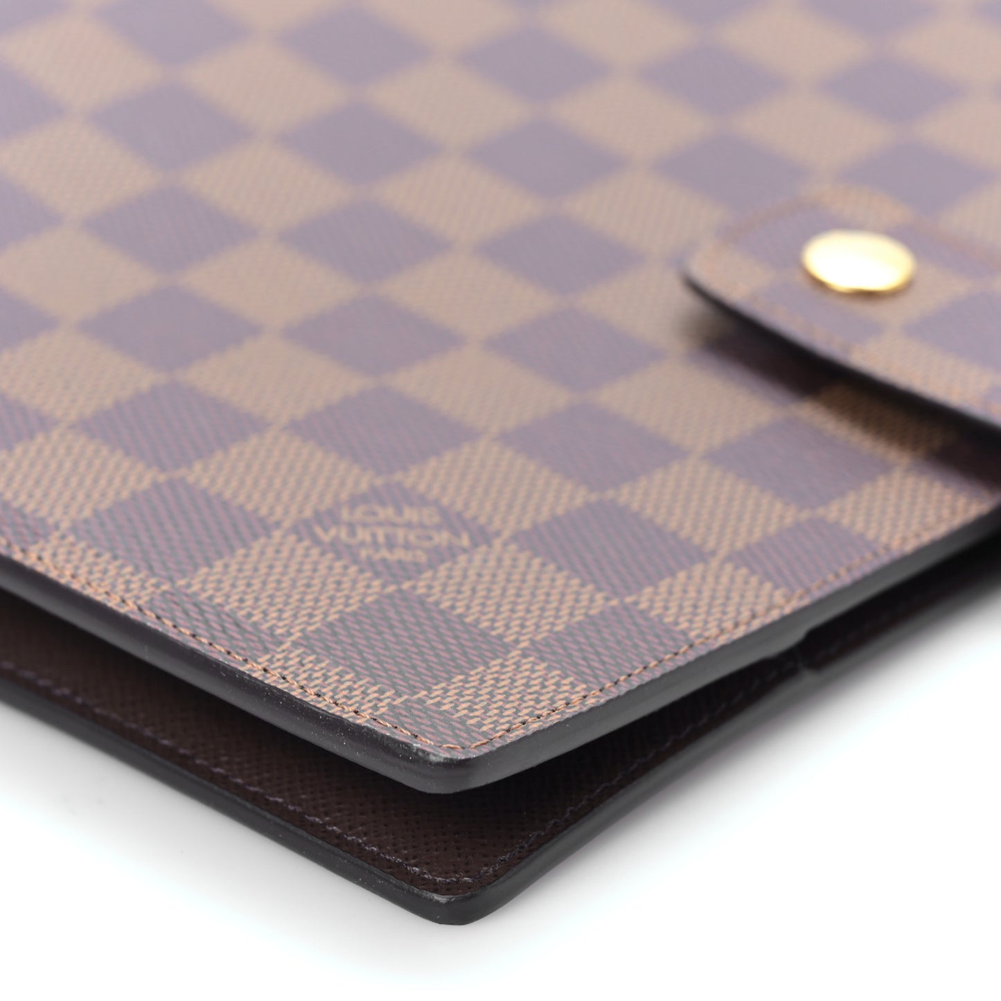 Damier Ebene Large Ring Agenda Cover