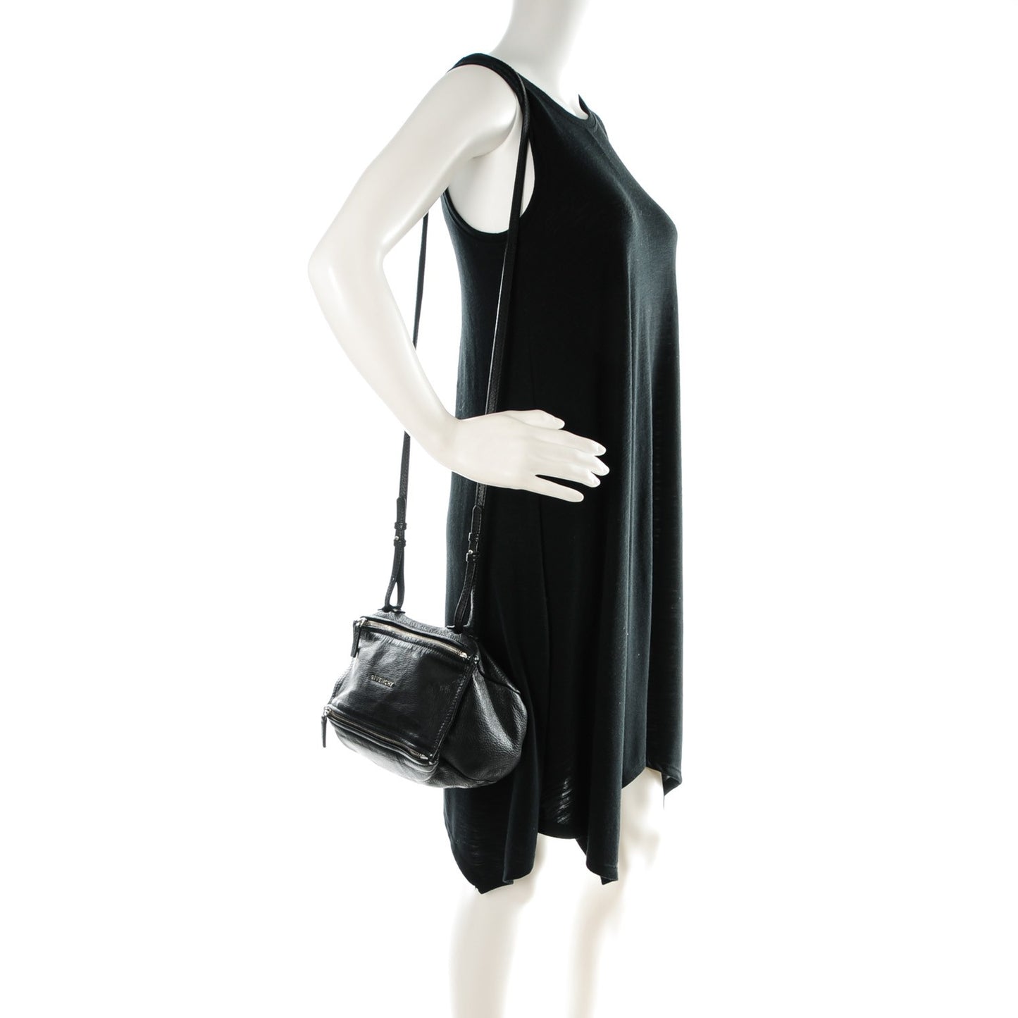 Sugar Goatskin Mini Pandora Black