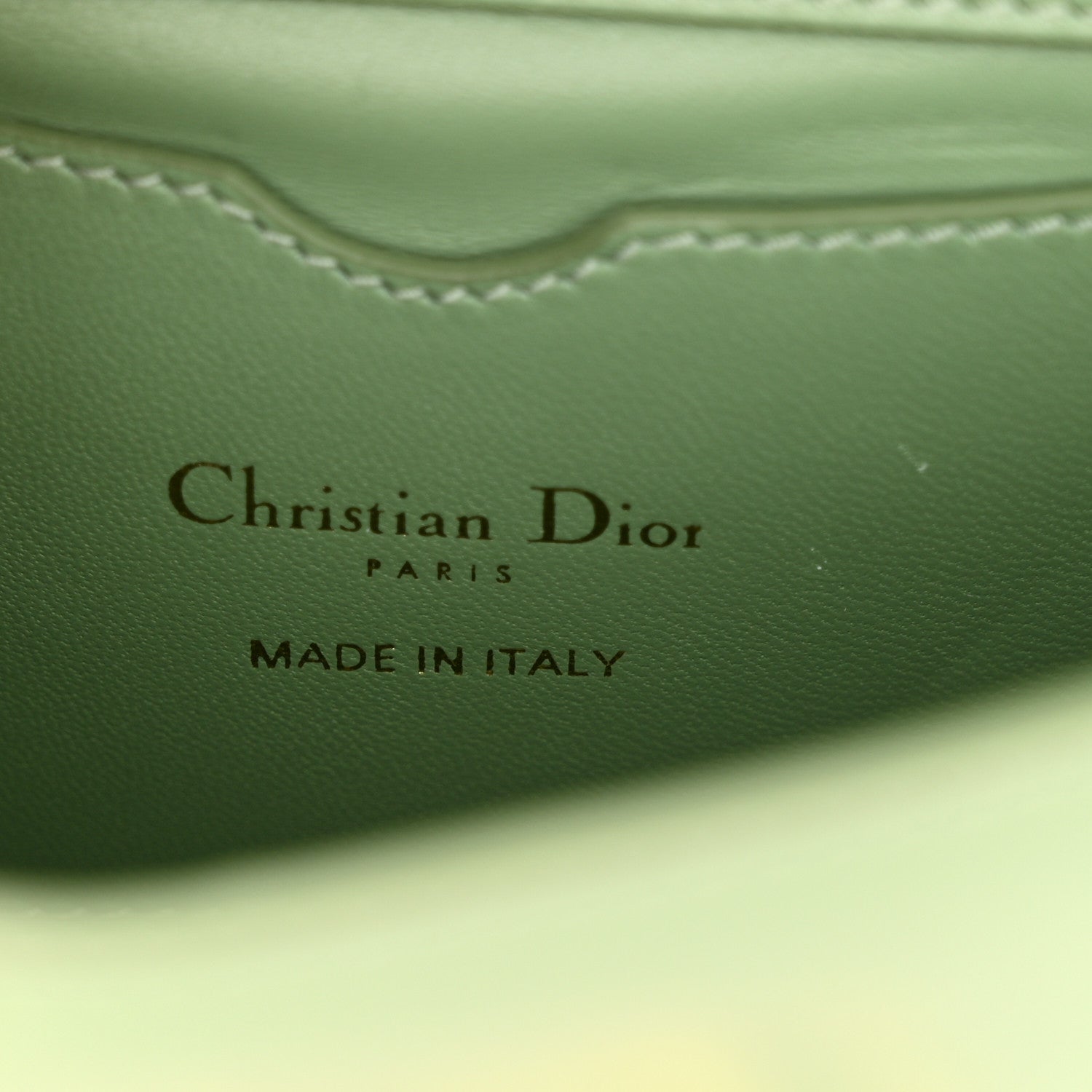 Christian Dior Smooth Calfskin Micro 30 Montaigne Flap Bag Mint Green 6 of 12