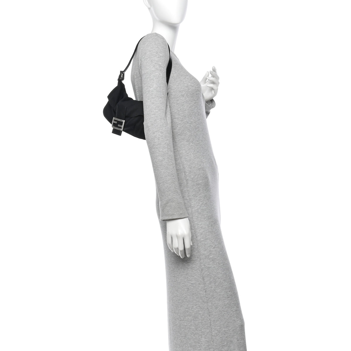 Fendi Neoprene Baguette Black 2 of 10