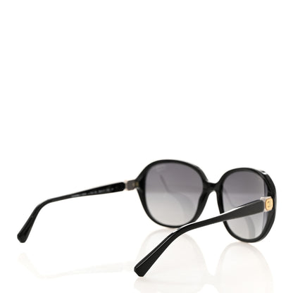 Chanel Acetate Polarized CC Round Sunglasses 5285 Black 4 of 7
