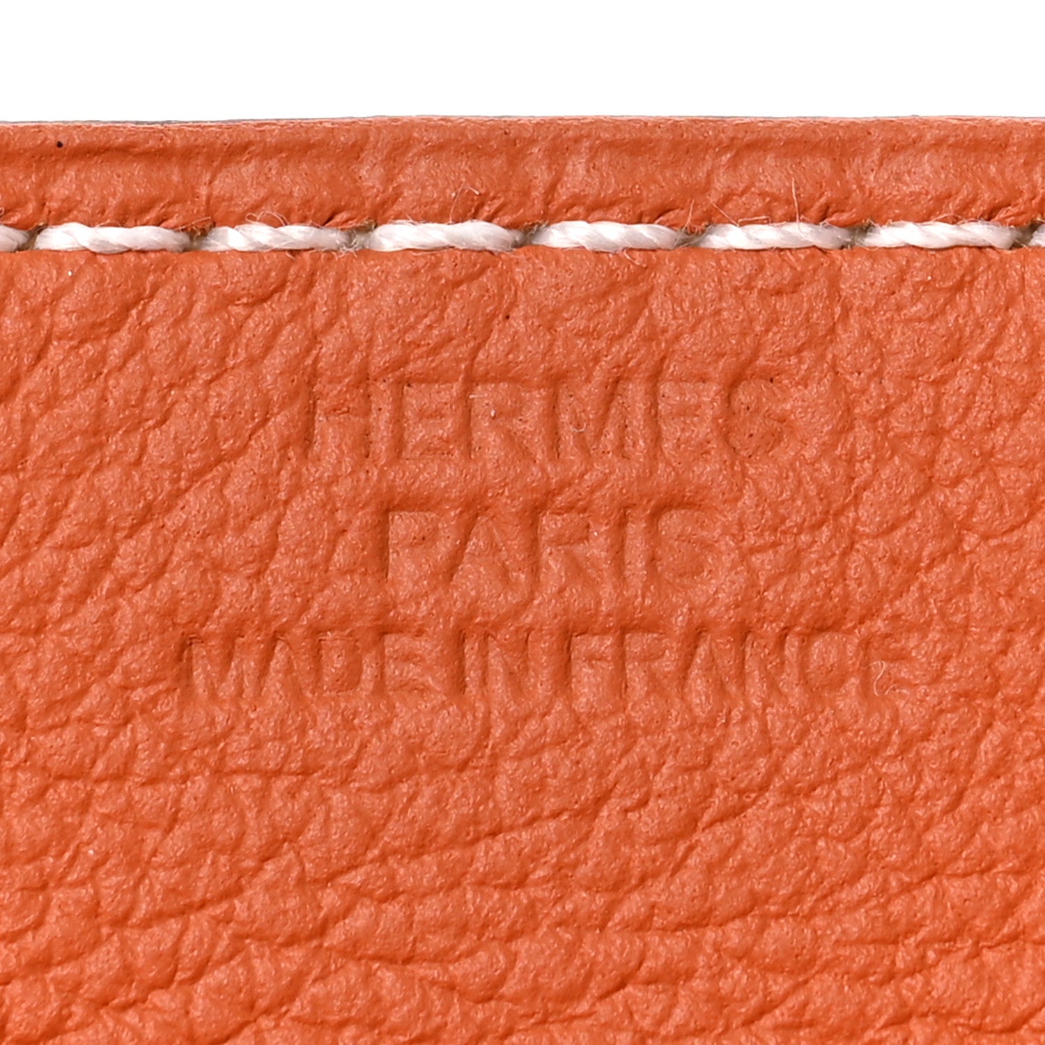 Hermes Taurillon Clemence Mises et Relances Change Tray Potiron Fauve 6 of 8
