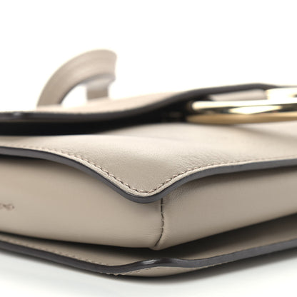 Chloe Suede Calfskin Small Faye Shoulder Bag Motty Grey 7 of 11