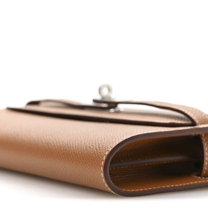 Hermes Epsom Kelly Wallet To Go Gold 9 of 10