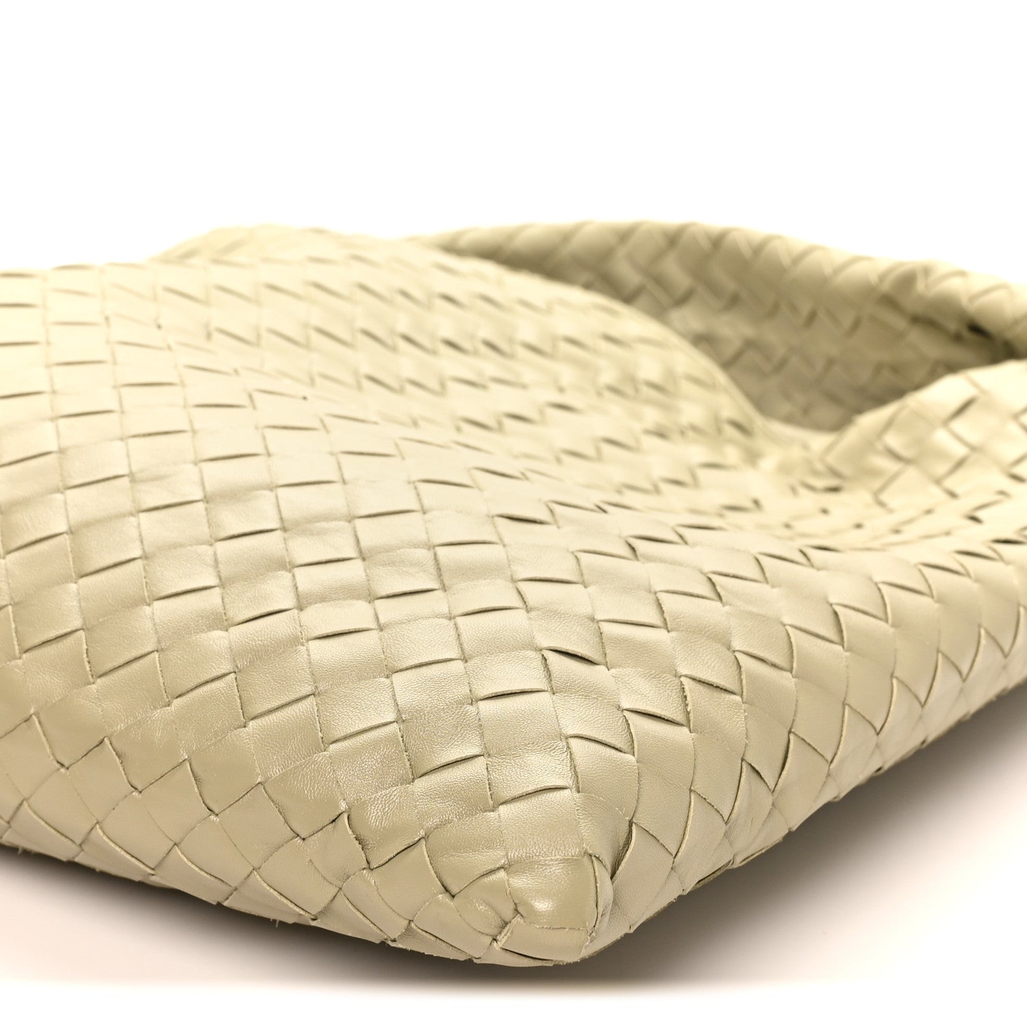 Bottega Veneta Calfskin Intrecciato Large Hop Travertine 9 of 9