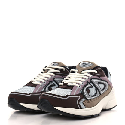 Christian Dior Technical Mesh Calfskin Womens B30 Sneakers 36 Grey Brown 4 of 8