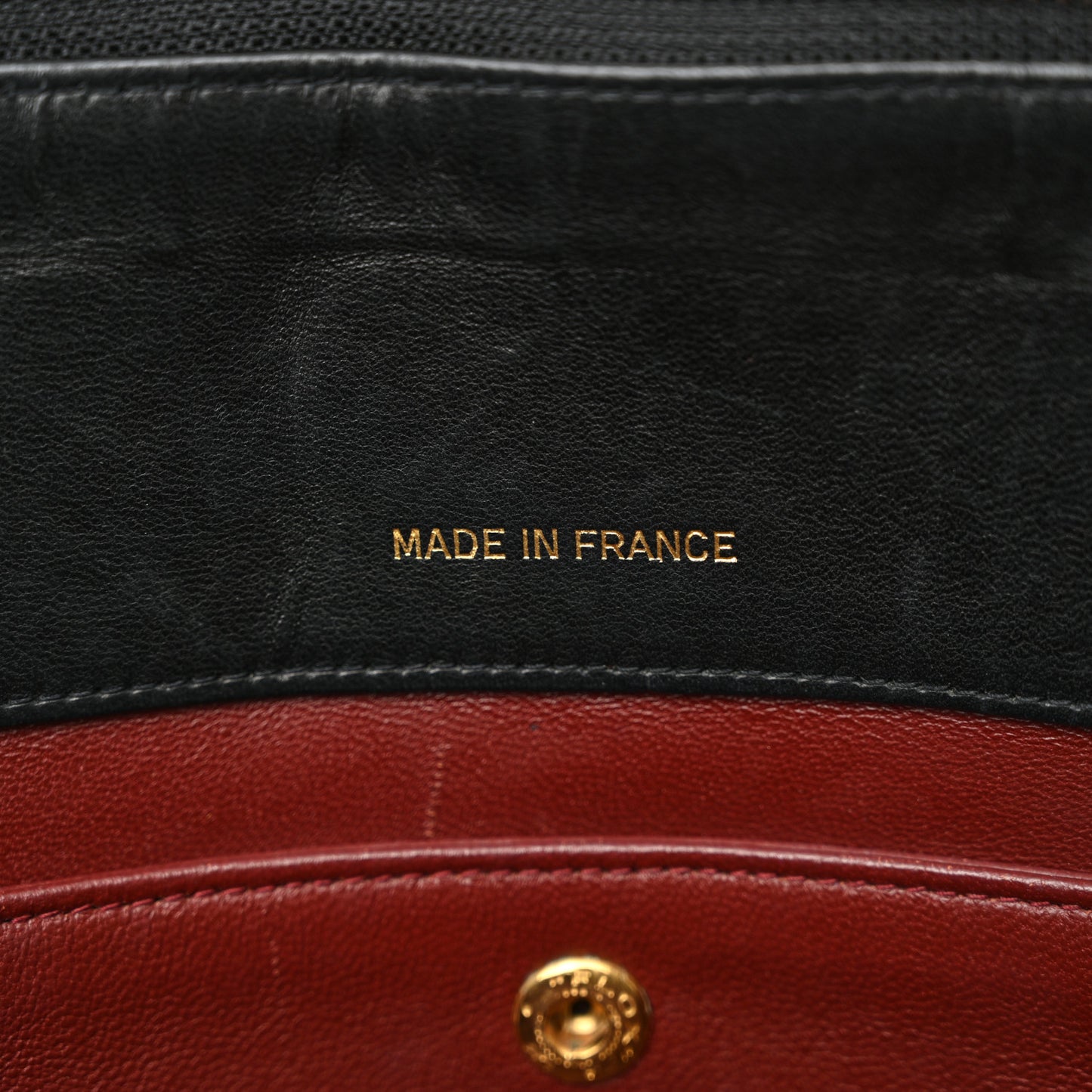 Lambskin Quilted Shoulder Bag Black