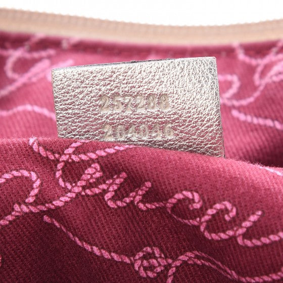 Metallic Guccissima Boston Gold