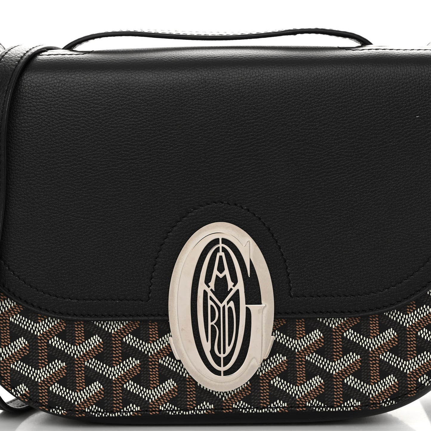 Goyardine 233 PM Shoulder Bag Black