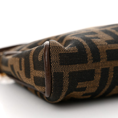 Fendi Zucca Vitello Elite Mini Pouch Crossbody Tobacco 9 of 14