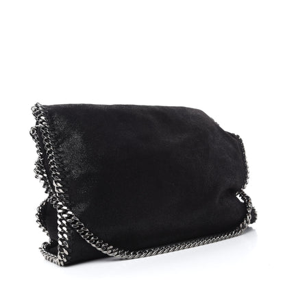 Stella McCartney Shaggy Deer Falabella Fold Over Tote Black 3 of 11