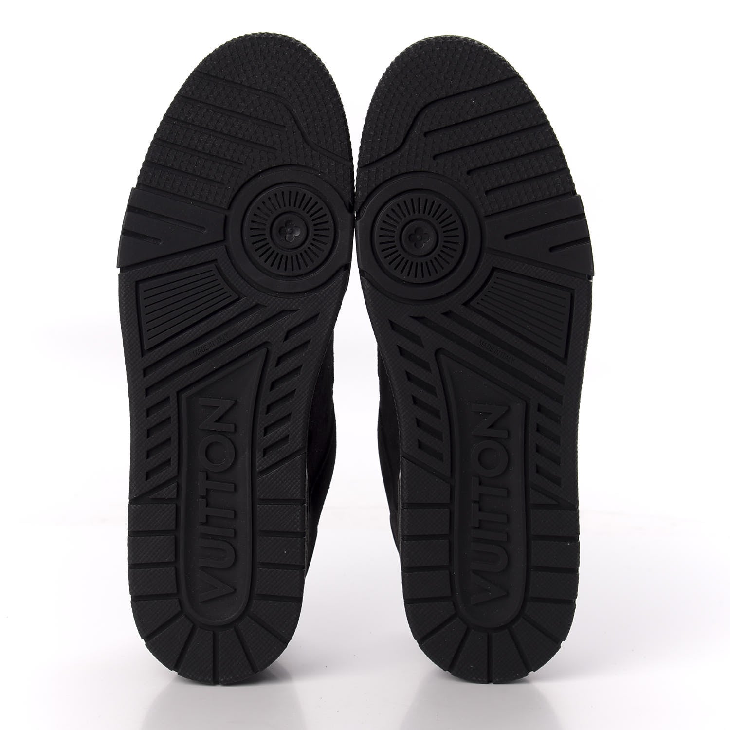 Louis Vuitton Suede Uniform Sneakers 9.5 Black 5 of 10