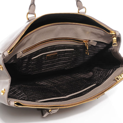 Prada Saffiano Lux Extra Large Galleria Double Zip Tote Argilla 5 of 11