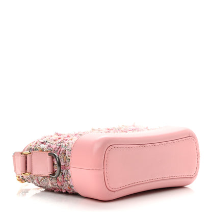 Chanel Tweed Calfskin Small Gabrielle Hobo Light Pink 4 of 10