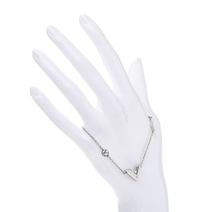Louis Vuitton Essential V Supple Bracelet Silver 2 of 8