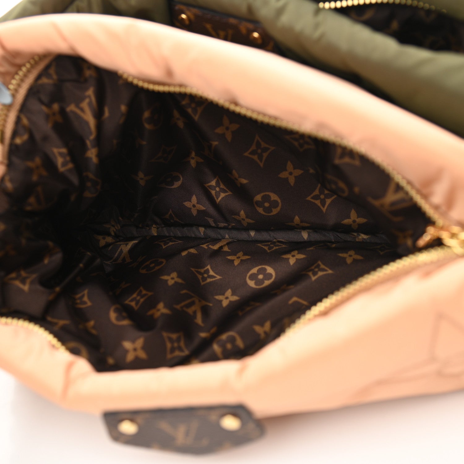 Louis Vuitton Econyl Monogram Pillow Maxi Multi Pochette Accessories Kaki Beige 6 of 10