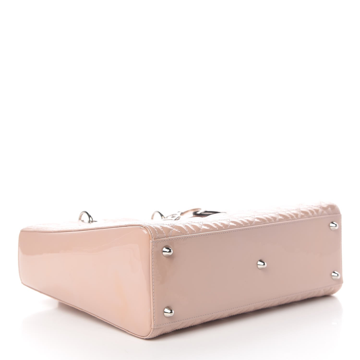 Christian Dior Patent Cannage Large Lady Dior Light Pink 4 of 15