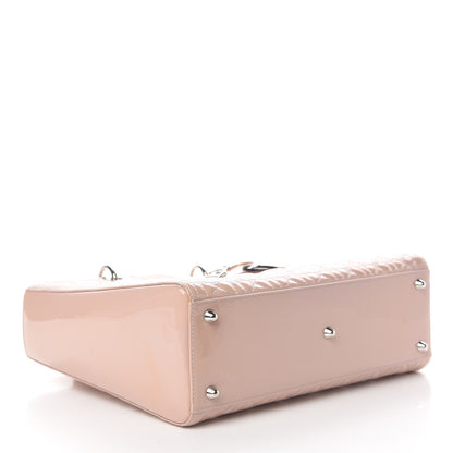 Christian Dior Patent Cannage Large Lady Dior Light Pink 4 of 15
