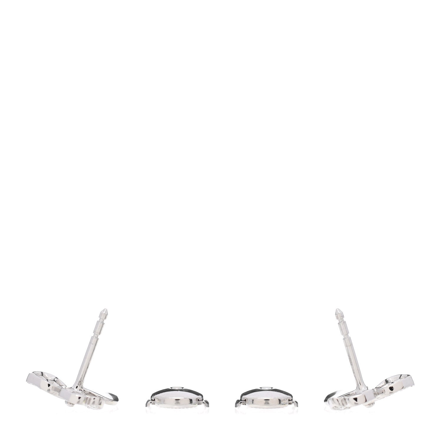 Tiffany Platinum Diamond Paper Flowers Earrings 3 of 6