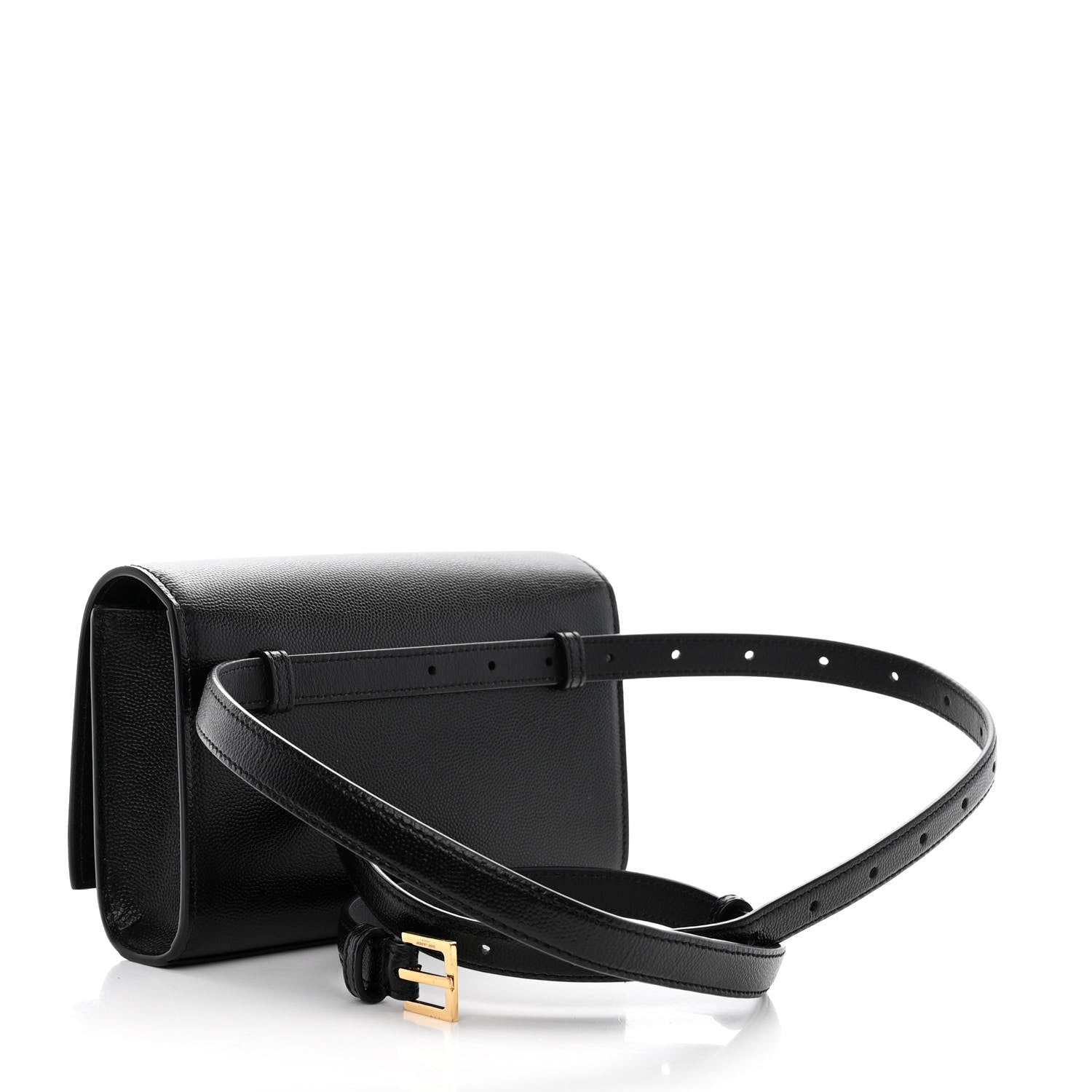 Saint Laurent Grain De Poudre Monogram Kate Belt Bag Black 3 of 11